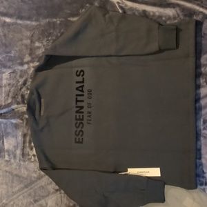 FEAR OF GOD ESSENTIALS - Crewneck - Stretch Limo XXS